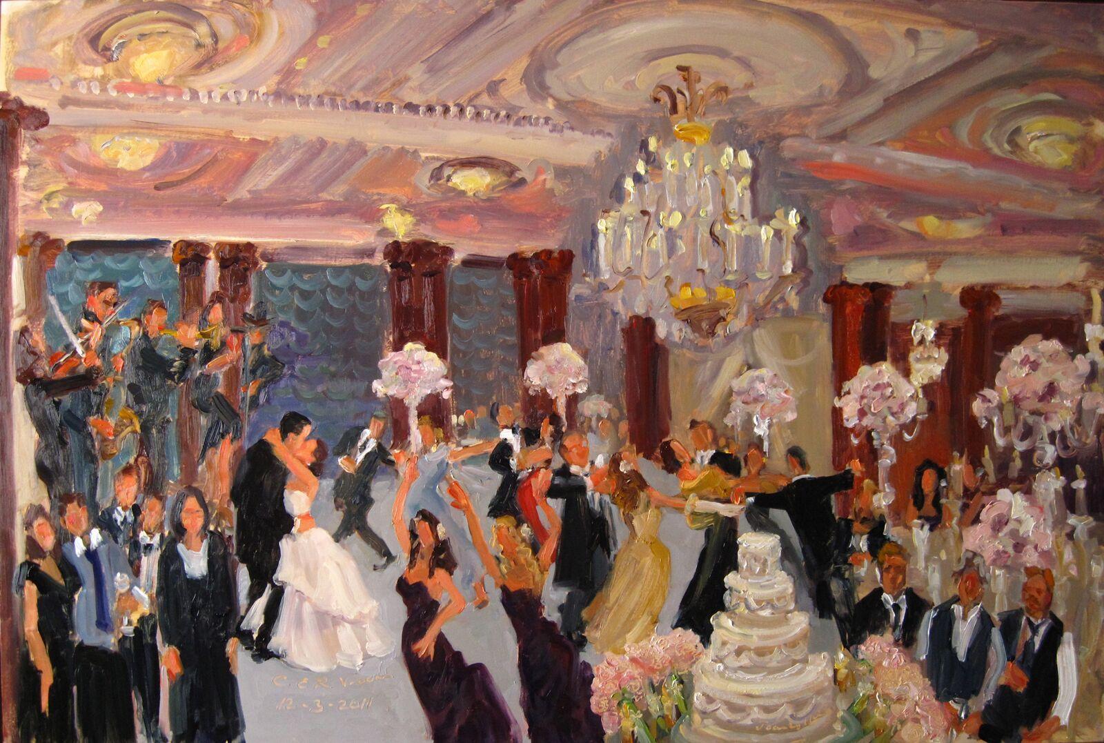 SS 20 Wedding Artist Weddings By Wendy Rose Wedding Painting 2