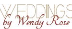 weddings by wendy rose logo
